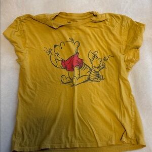 Disney Mustard Winnie the Pooh and Piglet Tee